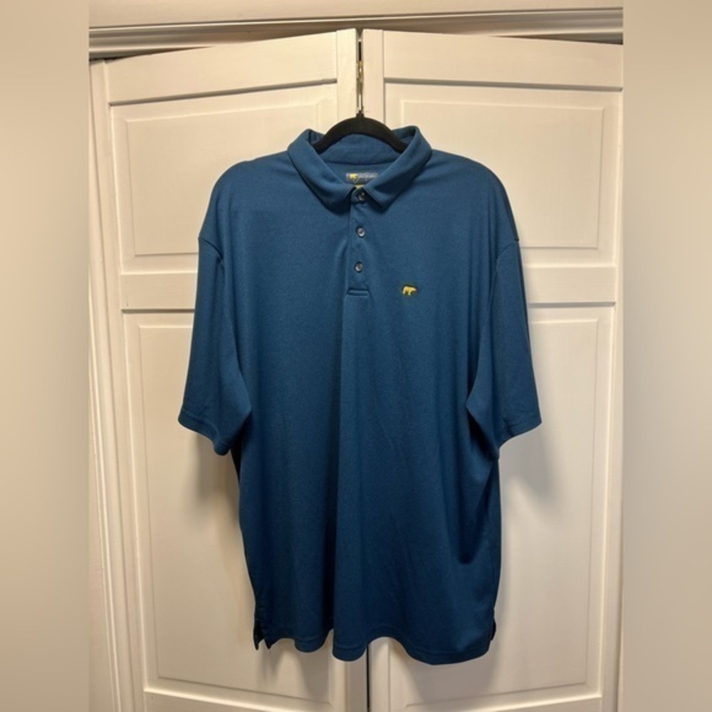 Jack Nicklaus Golf Polo Shirt Size XXL Color Blue